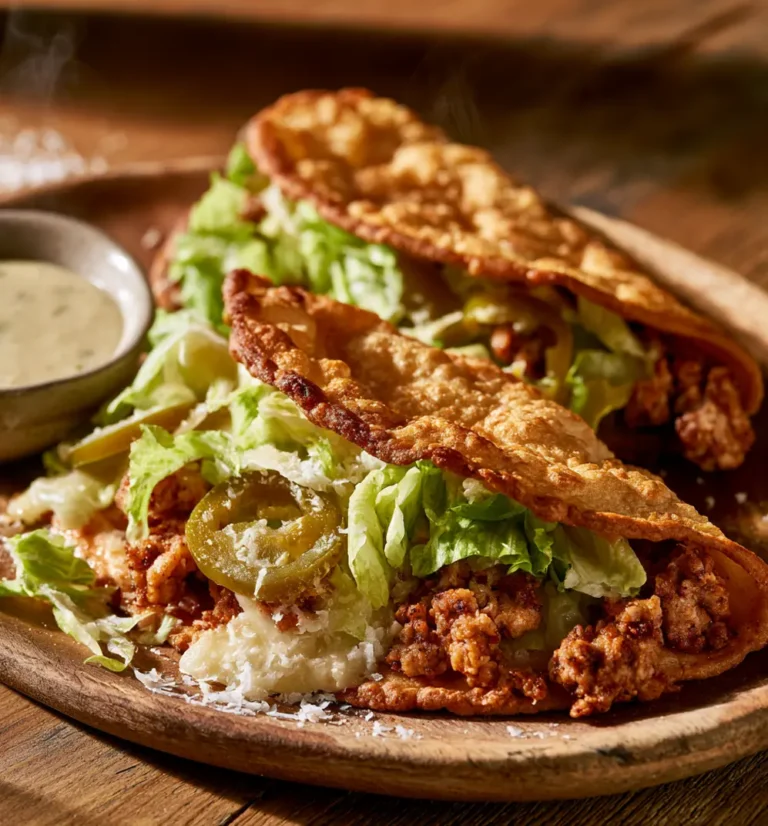 25-Minute Chicken Caesar Smash Tacos